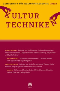 Abbildung von: Kulturtechniken - Meiner
