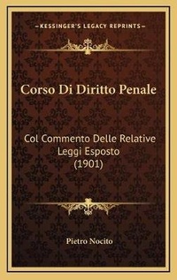 Bild: Corso Di Diritto Penale - Kessinger Publishing