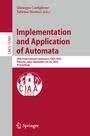 Cover: Implementation and Application of Automata - Springer