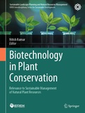Cover: Biotechnology in Plant Conservation - Springer