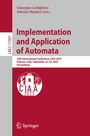 Cover: Implementation and Application of Automata - Springer