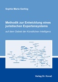 Cover: Methodik zur Entwicklung eines juristischen Expertensystems - Kovac, Dr. Verlag