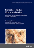 Cover: Sprache - Kultur - Kommunikation - Peter Lang Verlag