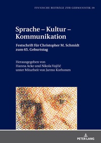 Abbildung von: Sprache - Kultur - Kommunikation - Peter Lang Verlag