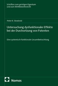 Abbildung von: Untersuchung dysfunktionaler Effekte bei der Durchsetzung von Patenten - Nomos