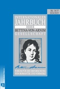 Cover: Internationales Jahrbuch der Bettina-von-Arnim-Gesellschaft - Saint Albin
