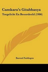 Abbildung von: Camkara's Gitabhasya - Kessinger Publishing