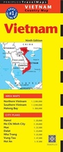 Cover: Vietnam Travel Map Ninth Edition - Periplus Editions