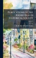 Cover: Publications of the Rhode Island Historical Society - Hutson Street Press