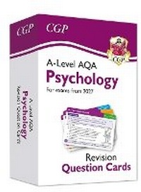 Abbildung von: New A-Level Psychology AQA Revision Question Cards (For exams from 2027) - Coordination Group Publications Ltd (CGP)