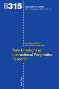 Cover: New directions in Instructional Pragmatics Research - Peter Lang Verlag