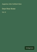 Cover: Days Near Rome - Antigonos Verlag