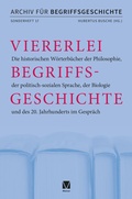 Cover: Viererlei Begriffsgeschichte - Meiner