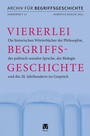 Cover: Viererlei Begriffsgeschichte - Meiner