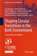 Cover: Shaping Circular Transitions in the Built Environment - Springer