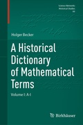 Cover: A Historical Dictionary of Mathematical Terms - Birkh&auml;user