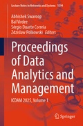 Bild: Proceedings of Data Analytics and Management - Springer