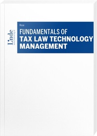 Bild: Fundamentals of Tax Law Technology Management - Linde