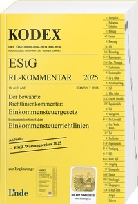 Abbildung von: KODEX EStG Richtlinien-Kommentar 2025 - Linde