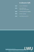 Cover: LWU Literatur in Wissenschaft und Unterricht - K&ouml;nigshausen & Neumann