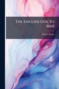 Cover: The English Ode to 1660 - Hutson Street Press