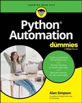 Cover: Python Automation For Dummies - Wiley