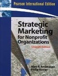 Cover: Strategic Marketing for Non-Profit Organizations - Pearson