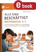 Cover: Alle sind besch&auml;ftigt Mathematik 5-7 - Auer Verlag