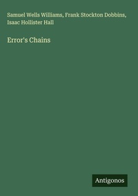 Enlarge image Cover: Error's Chains - Antigonos Verlag