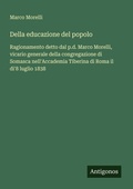 Cover: Della educazione del popolo - Antigonos Verlag