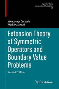 Abbildung von: Extension Theory of Symmetric Operators and Boundary Value Problems - Birkhäuser