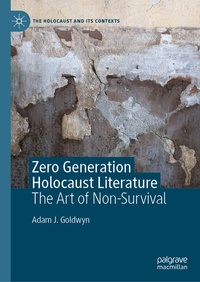 Bild: Zero Generation Holocaust Literature - Palgrave Macmillan