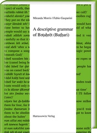 Abbildung von: A descriptive grammar of B??a?ret (Ba??ari) - Harrassowitz Verlag