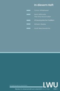 Cover: LWU Literatur in Wissenschaft und Unterricht - K&ouml;nigshausen & Neumann