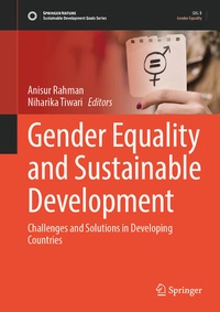Enlarge image Cover: Gender Equality and Sustainable Development - Springer