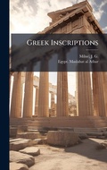 Cover: Greek Inscriptions - Hutson Street Press