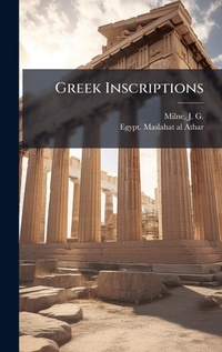 Enlarge image Cover: Greek Inscriptions - Hutson Street Press