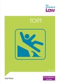Cover: FOL - Tort 2e - The University of Law Publishing Limited