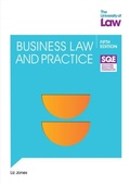 Cover: SQE Business Law and Practice 5e - The University of Law Publishing Limited