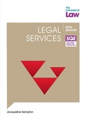 Cover: SQE Legal Services 5e - The University of Law Publishing Limited