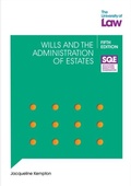 Cover: SQE Wills and the Administration of Estates 5e - The University of Law Publishing Limited