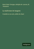 Cover: La maitresse de langues - Antigonos Verlag