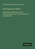 Cover: Gli Aragonesi in Napoli - Antigonos Verlag