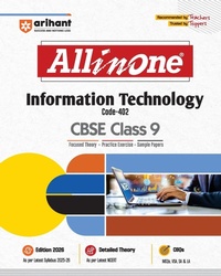 Abbildung von: All in One Information Technology CBSE Class 9 (EditionXII) - Arihant Publications India Limited