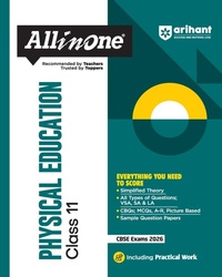 Abbildung von: All in One Physical Education CBSE Class 11 (EditionXII) - Arihant Publications India Limited