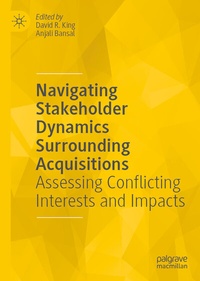 Abbildung von: Navigating Stakeholder Dynamics Surrounding Acquisitions - Palgrave Macmillan