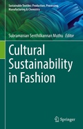 Cover: Cultural Sustainability in Fashion - Springer