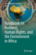Cover: Handbook on Business, Human Rights, and the Environment in Africa - Springer