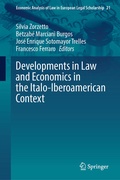Cover: Developments in Law and Economics in the Italo-Iberoamerican Context - Springer