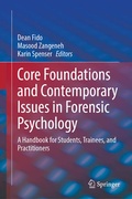 Cover: Core Foundations and Contemporary Issues in Forensic Psychology - Springer